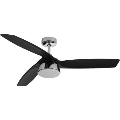 Image of Beacon Lighting LED ceiling fan Bronx DC motor quiet 132 cm CCT