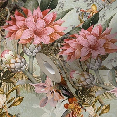 Image of Albany Wallpaper Floral Tropicana 38177 1