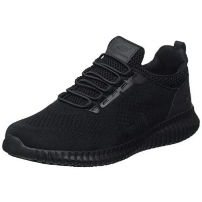 Image of Skechers Men&#039;s Cessnock Sneaker, Black, 10 UK