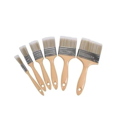 Image of Set of 5 (0.5&quot;, 1&quot;, 2&quot;, 3&quot; &amp; 4&quot;) Synthetic Bristle with Plastic Handle Brushes