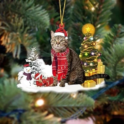 Image of Christmas Tree Decoration Sale Clearance Santa Claus Xmas Pendant Hanging Ornaments Decorations Bauble