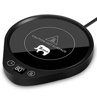 Image of Coffee Mug Warmer, Smart Warmer for Desk with Customizable 12H Auto on/Off Function, 4H Shut Off &amp; 3 Temperature Settings Cup Heating Coffee,Tea,Milk,Cocoa