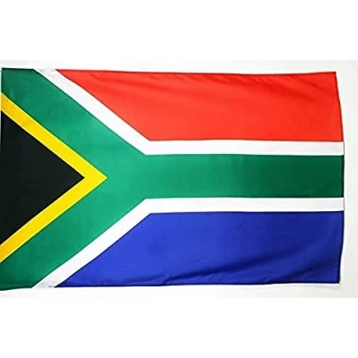 Image of AZ Flag South Africa Big 5x8 Ft African Large Banner with Sleeve 100% Polyester Fade Resistant Vivid Colors 5&#039; x 8&#039; Feet 250x150 Cm