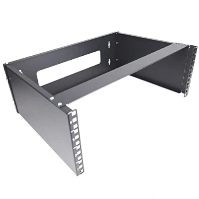Image of kenable Wall Mounted Patch Panel Bracket 4U for 19 inch Rack Open Frame Cabinet FlatPack