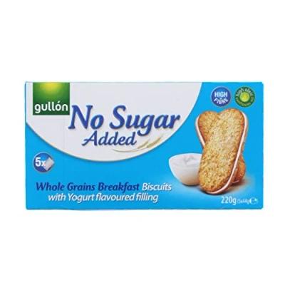 Image of 2 x GULLON No Added Sugar Whole Grains Breakfast Biscuits 220g