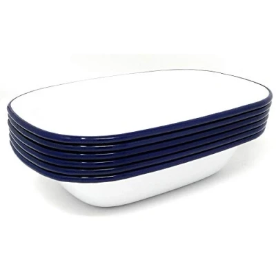 Image of Falcon Housewares 1 x 20cm Oblong Pie Dish Enamel
