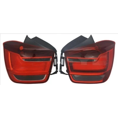 Image of 63217241541, 7241541 Rear light TYC 11 12246 06 2 Left LED without bulb holder, with BMW: 1 Hatchback, Hatchback