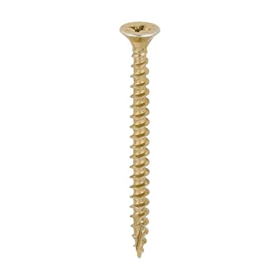 Image of TIMCO C2 Strong Fix Multi Purpose Premium Countersunk Gold Woodscrews 5.0 x 60 Box of 200