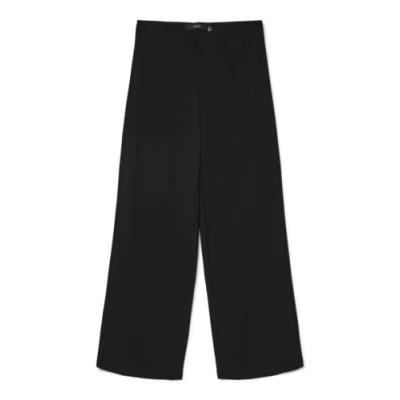 Image of Vero Moda Vmberlin Zamira WIDE PANT Trousers, Women&#039;s, Size: XSx30, Black