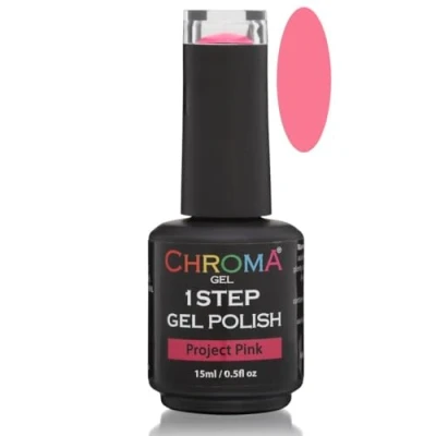 Image of Chroma Gel 1 Step Polish 15ml Project Pink Nail