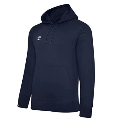 Image of Umbro Mens Club Leisure Hoodie (M) (Navy/White)