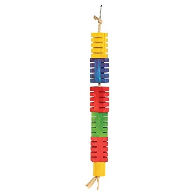 Image of Happy Pets The Bird House Groovy Colour Blocks Toy, Small