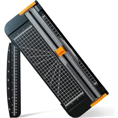 Image of MOWETOO A4 Paper Cutter，Paper Trimmer Guillotine with Automatic Security Safeguard Scrapbooking Tool for Cutting 1