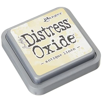 Image of Ranger Antique Linen Distress Oxide Ink Pad, Synthetic Material, Beige, 7.5 x 1.9 cm