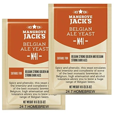 Image of 2X Mangrove Jack Yeast Belgian Ale M41 Craft Series 10g Treats 23L
