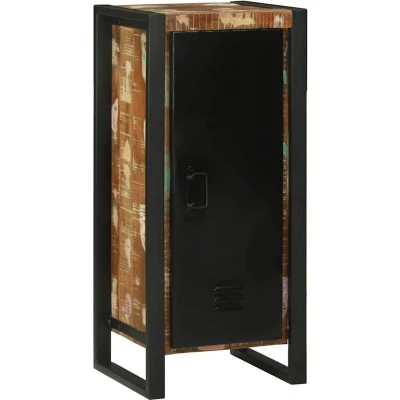 Image of vidaXL Bathroom Wall Cabinet 40x35x90 cm Solid Wood Reclaimed