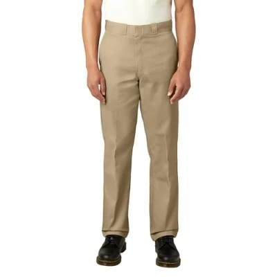 Image of Dickies Men&#039;s Original 874 Work Utility Pants, Khaki, 28W / 30L