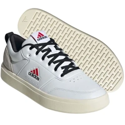 Image of adidas Men&#039;s Park Street Shoes, FTWR White/Better Scarlet/core Black, 5.5 UK