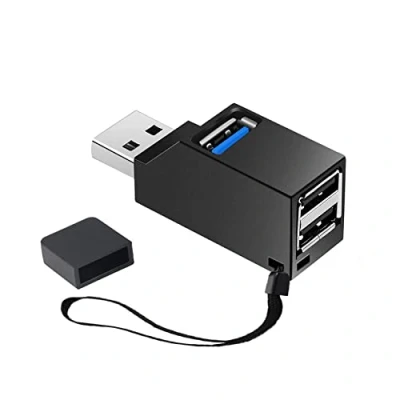 Image of iJiZuo USB Hub, Mini 3.0 3 Port Hub (2 2.0 + 3.0), Adapter High speed Expansion For PC Laptop, Desktop, XPS, Macbook, Surface Pro, Flash Drives, Mobile HDD