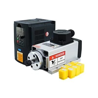 Image of CNC Spindle Motor 1.5KW 1500w 220v 400hz 24000rpm Air Cooled with VFD +7 Pliers ER11 PCS (1 7mm)