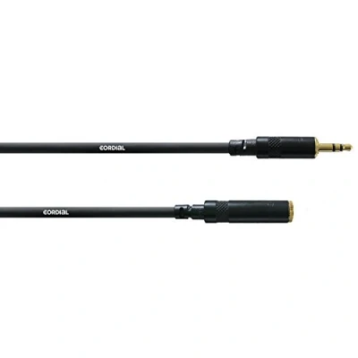 Image of Cordial CFS 3 WY Asymmetric Jack Connection Cable 3.5 mm Stereo Gold Length m