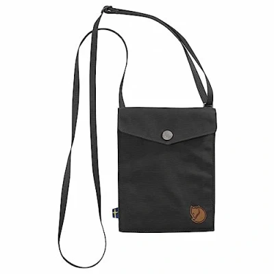 Image of Fjällräven Fjallraven Unisex&#039;s Pocket Shoulder Bag, Dark Grey, 18 cm
