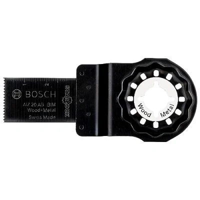 Image of Bosch Professional 5x Plunge Cutting Saw Blade AIZ 20 AB (for Wood and Metal, x 30 mm, Accessory Multitool)