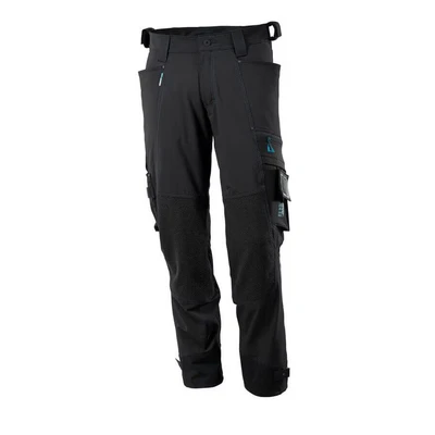 Image of Mascot Trousers with Kneepad Pockets Black (L32W28) MSC9629663A