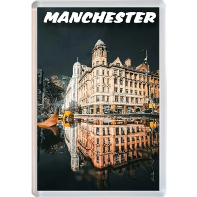 Image of Manchester 96 x 67mm Jumbo Fridge Magnet/Magnets BBFHM927