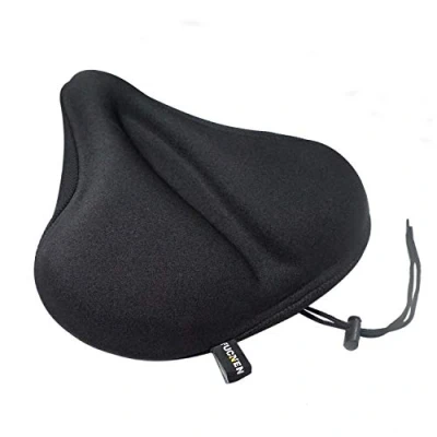 Image of Wide Bike/Bicycle Seat Cover Padded 29(L)*27(W) CM FUCNEN Large Gel Saddle Road Spinning Stationary Exercise Bike Cushion for Indoor Outdoor Cycling Comfortable Soft Construction