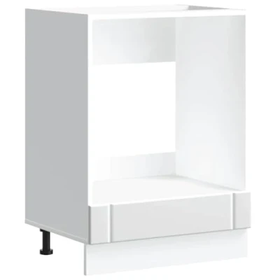 Image of vidaXL Oven Cabinet Lucca Engineered Wood Kitchen Storage Unit, 60x46x81.5 cm, White