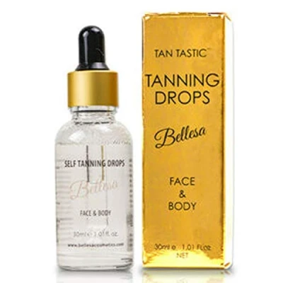 Image of Glamza Pro Tanning Drops Dark Sunbed Tan Cream Lotion Bottle Mit Gradual No Streaks Uk