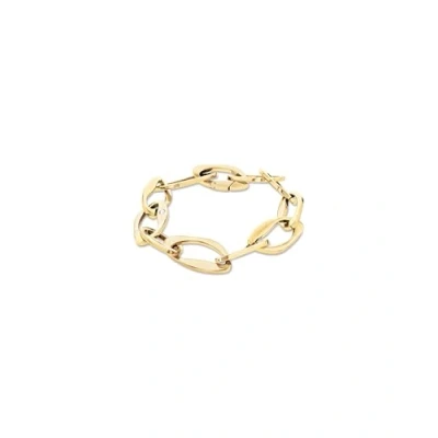 Image of Calvin Klein Women&#039;s HARMONIOUS CONNECTION Collection Chain Bracelet in Yellow Gold Embellished with Crystals 35000686