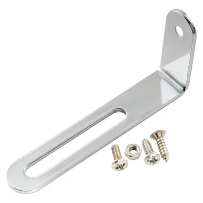 Image of Musiclily Pro Universal Pickguard Mounting Bracket Support Compatible with USA Les Paul or Epiphone Electric Guitar, Chrome