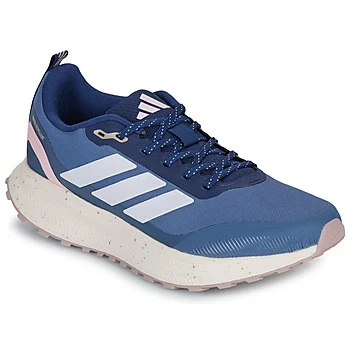 Image of adidas Performance Runfalcon 5 TR Trail running shoes, Women&#039;s, Size: 4.5, Dark blue/footwear white/wonder taupe Textile/synthetics