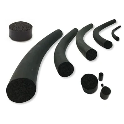 Image of Neoprene Sponge Foam Black Cord, Closed Cell Rubber 9.5mm O/D (5 mtrs)