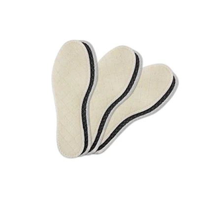 Image of Wool and Alu Winter Shoe Insole, Set of 3 Pairs, Insulating Odour Busting Inserts For Men Women’s Boots Shoes, Kaps Tech Insoles, Warm Comfy, Pair Pack (37 EUR / 4 UK Women)