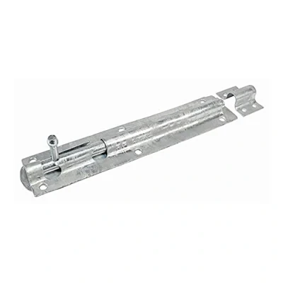 Image of TIMCO Straight Tower Bolt Hot Dipped Galvanised 10&quot; Great for securing Flush Fitting Gates and shed Doors in a Closed Position, Adding Increased Security One Pack.