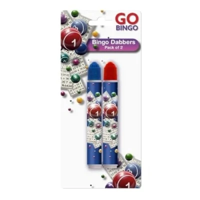 Image of Go Bingo Martello Non Drip No Blobs Dabbers Assorted Colours Pack of 2