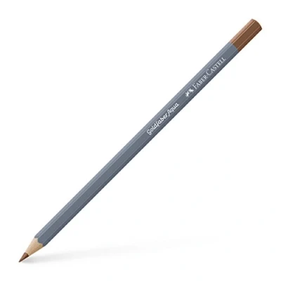 Image of Faber Castell Creative Studio Goldfaber Aqua Watercolour Pencil, (197), Burnt Siena, Single For Art, Craft, Drawing, Sketching, Home, School, University, Colouring