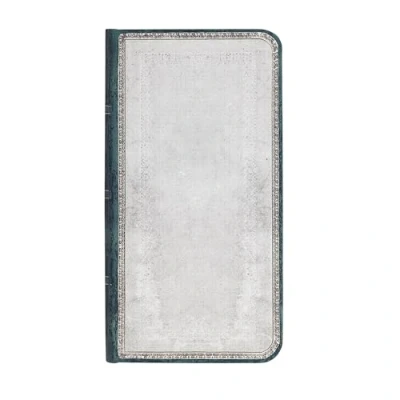 Image of Paperblanks Hardcover Journal Flint Lined Slim (90 x 180 mm) (Old Leather Collection)