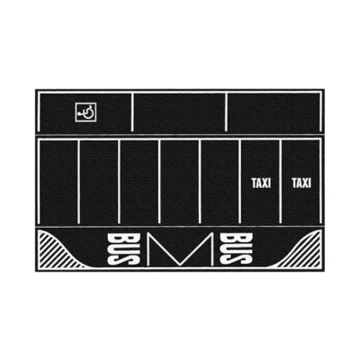 Image of Noch 60718 22 x 14 cm Car Park Asphalt Landscape Modelling (2 Piece)