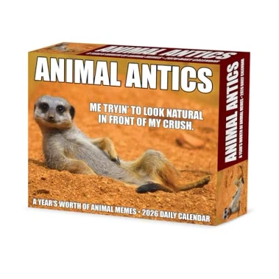 Image of Animal Antics Desk Calendar 2026