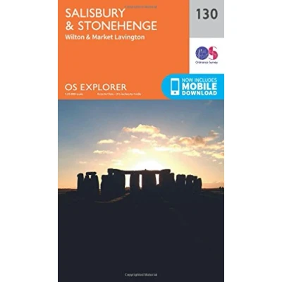 Image of Explorer 130 Salisbury &amp; Stonehenge Map With Digital Version