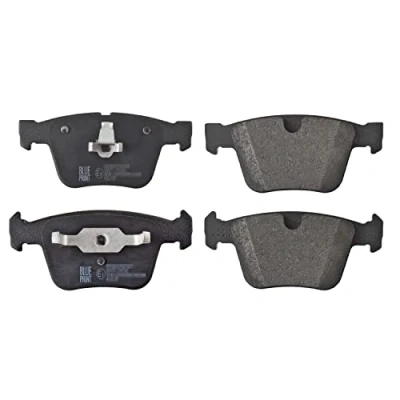 Image of 1644201020, 1644202420, A1644201020, A1644202420 Brake pad set BLUE PRINT ADU174263 Rear Axle prepared for wear indicator with piston clip