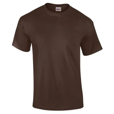 Image of Gildan Ultra Cotton Adult T Shirt, Dark Chocolate, L