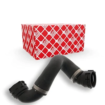 Image of 17127564478 Radiator Hose FEBI BILSTEIN 100617 Lower Right EPDM (ethylene propylene diene Monomer (M class) rubber) with quick couplers