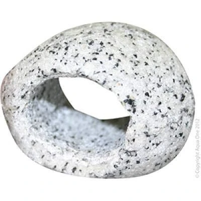 Image of Aqua One Round Cave Aquarium Ornament, x Small, 7.5 6.5 5.5 cm, Marble