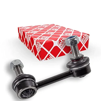 Image of 548113E160 Anti roll bar link FEBI BILSTEIN 41625 Front Axle Right 85mm M12 x 1,25 with nuts without taper plug Steel KIA: SORENTO 1