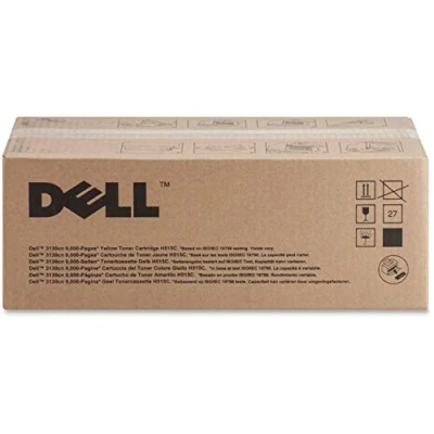 Image of Dell High Capacity Yellow Toner Cartridge (Yield 9,000 Pages) for 3130cn Colour Laser Printers